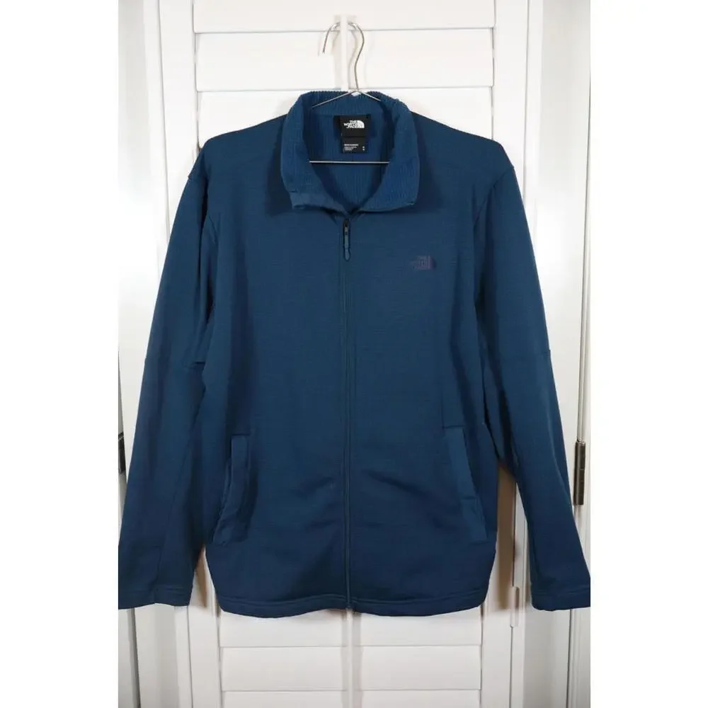 The North Face Treadway Hybrid with Futurefleece Full Zip Jacket Monterey Blue